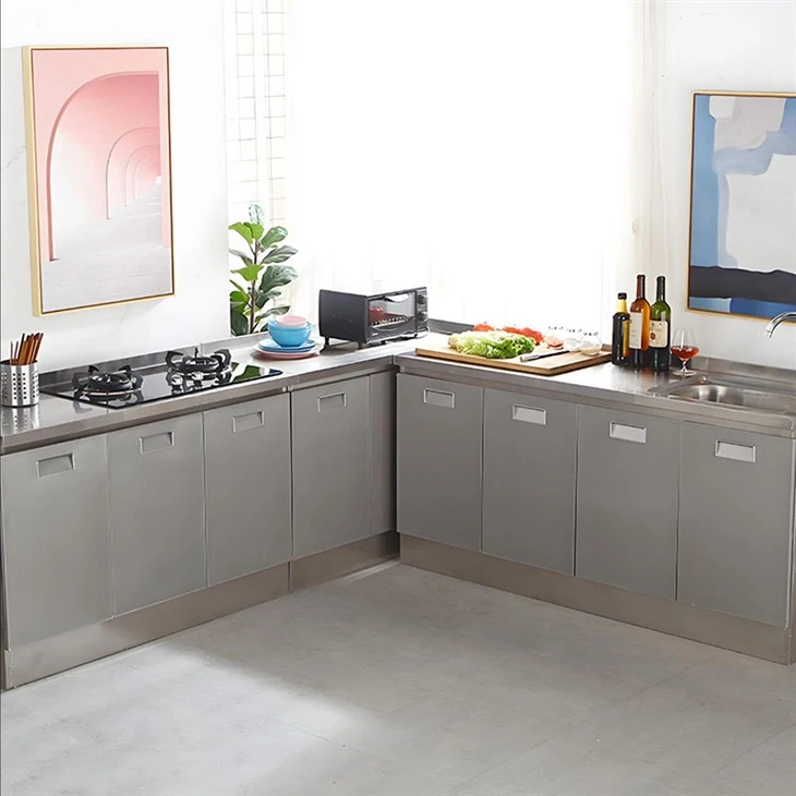 residential stainless steel kitchen cabinets (1)