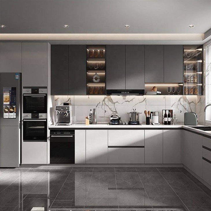 corner kitchen cabinet with drawers-04