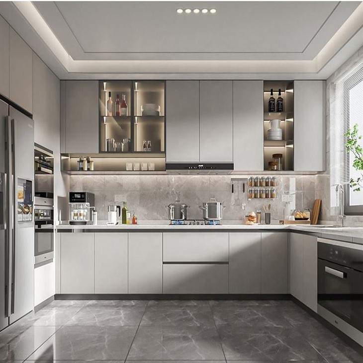 corner kitchen cabinet with drawers-05