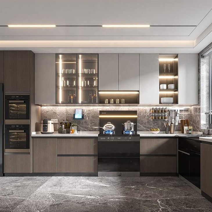 corner kitchen cabinet with drawers-03